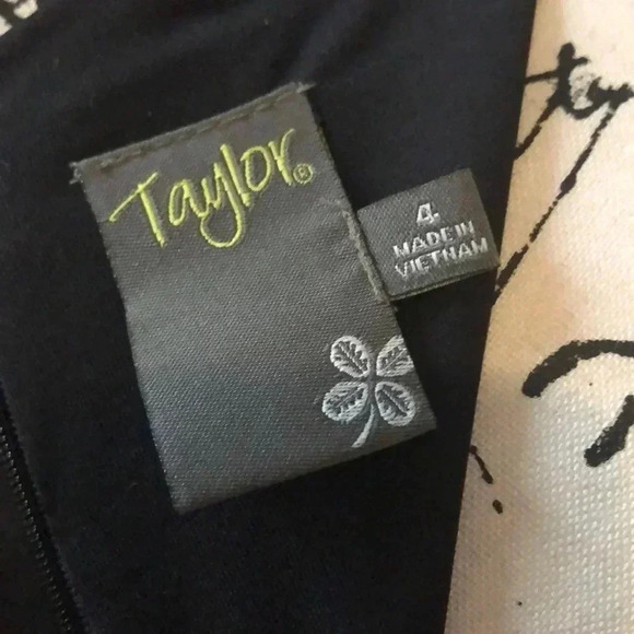 Taylor Black Peplum Dress - Picture 8 of 9